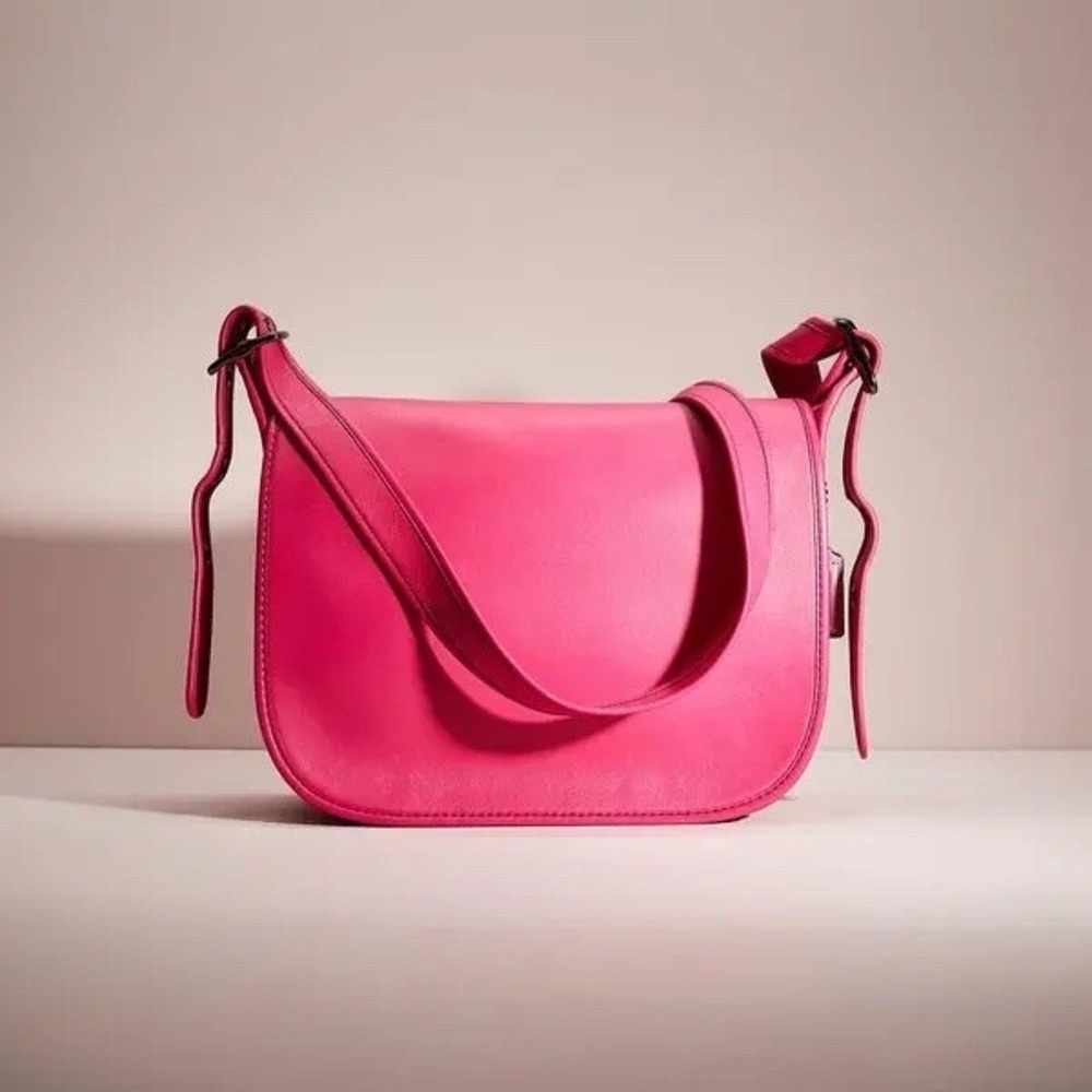 Coach 75th Anniversary Pink Raspberry Crossbody Shoulder Bag Limited Edition - Picture 1 of 9